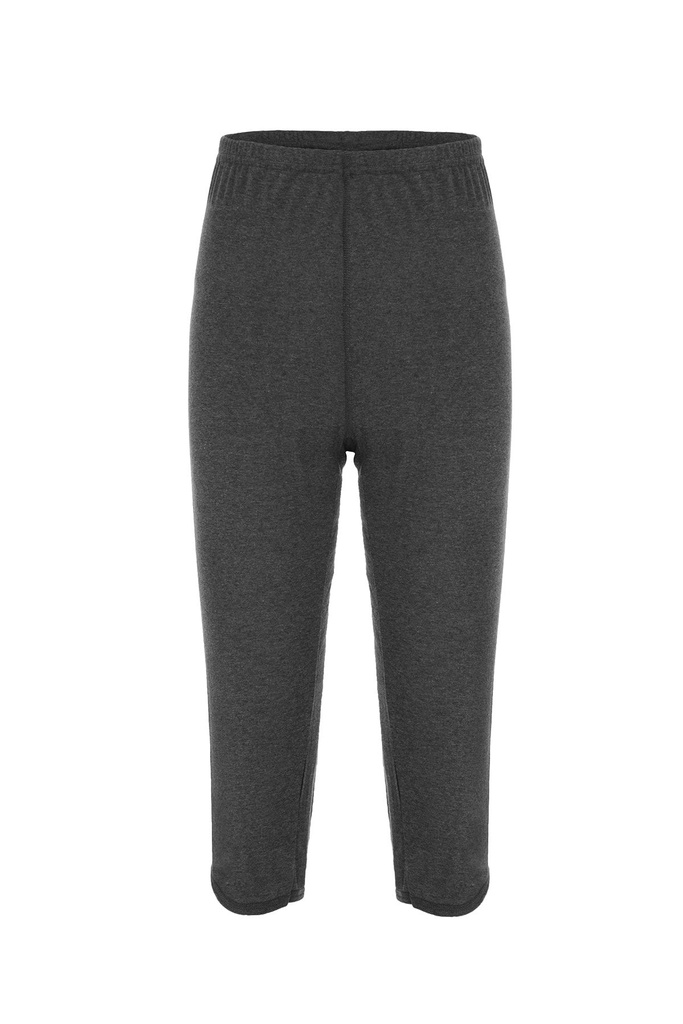 Women's Ribbed Knee Length Leggings, 100% Cotton 