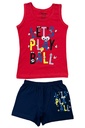 Boy's Set (Sleeveless Tank Top + Boxer Briefs), Cotton-Elastane Blend