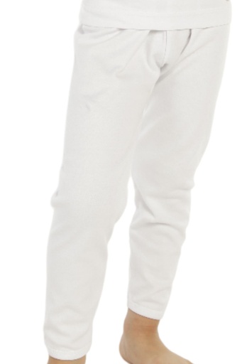 [TOLIN7490 BEYAZ 02 YAŞ] Girl's Full Length Leggings, 100% Cotton  (WHITE, 02 age)