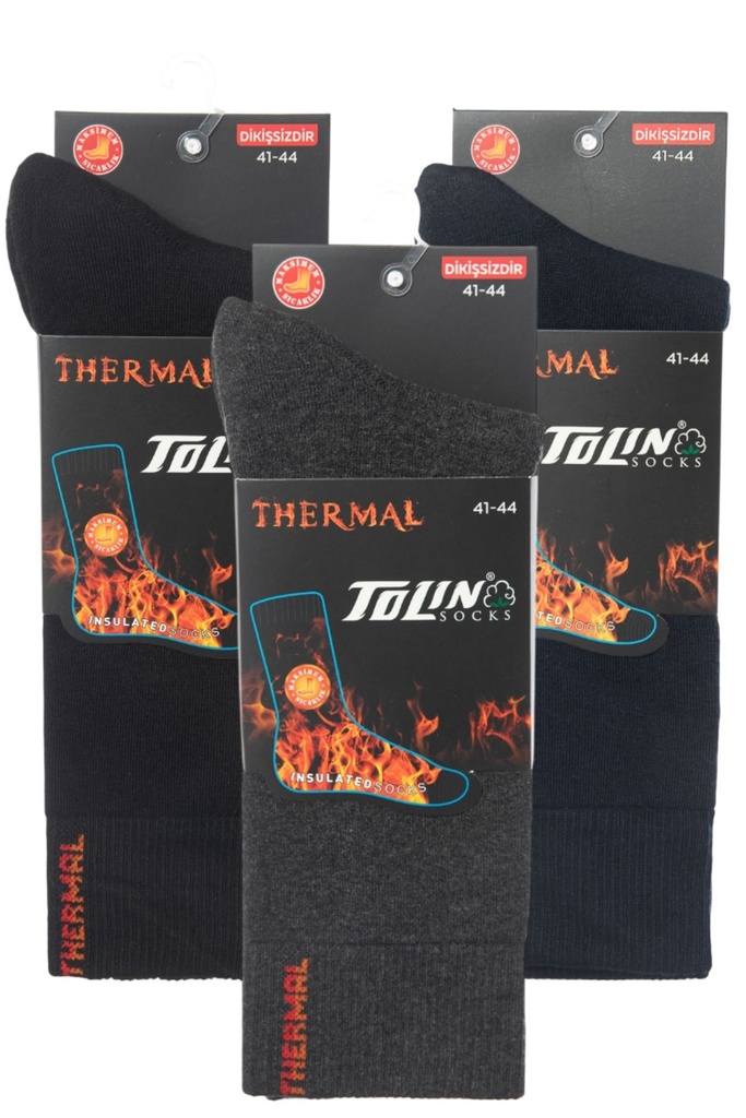 Men's Thermal Socks, 3-Pack 