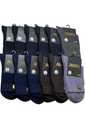 Men's Seemless Bamboo Crew Socks, 12-Pack