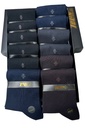 Men's Seemless Bamboo Calf-Length Socks, 12-Pack