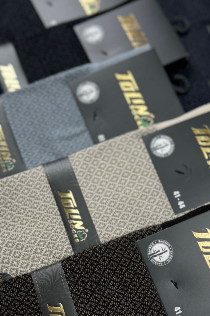 Men's Seemless Bamboo Calf-Length Socks, 12-Pack