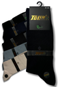 Men's Seemless Bamboo Calf-Length Socks, 12-Pack