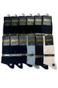 Men's Seemless Bamboo Calf-Length Socks, 12-Pack