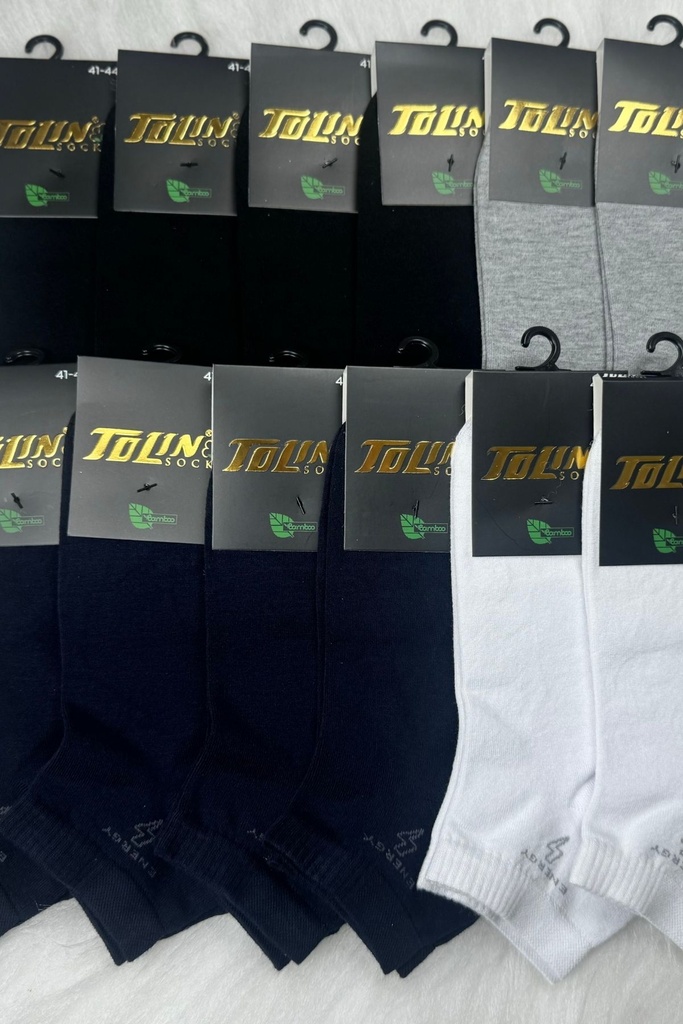 Men's Bamboo Ankle Socks, 12 pack