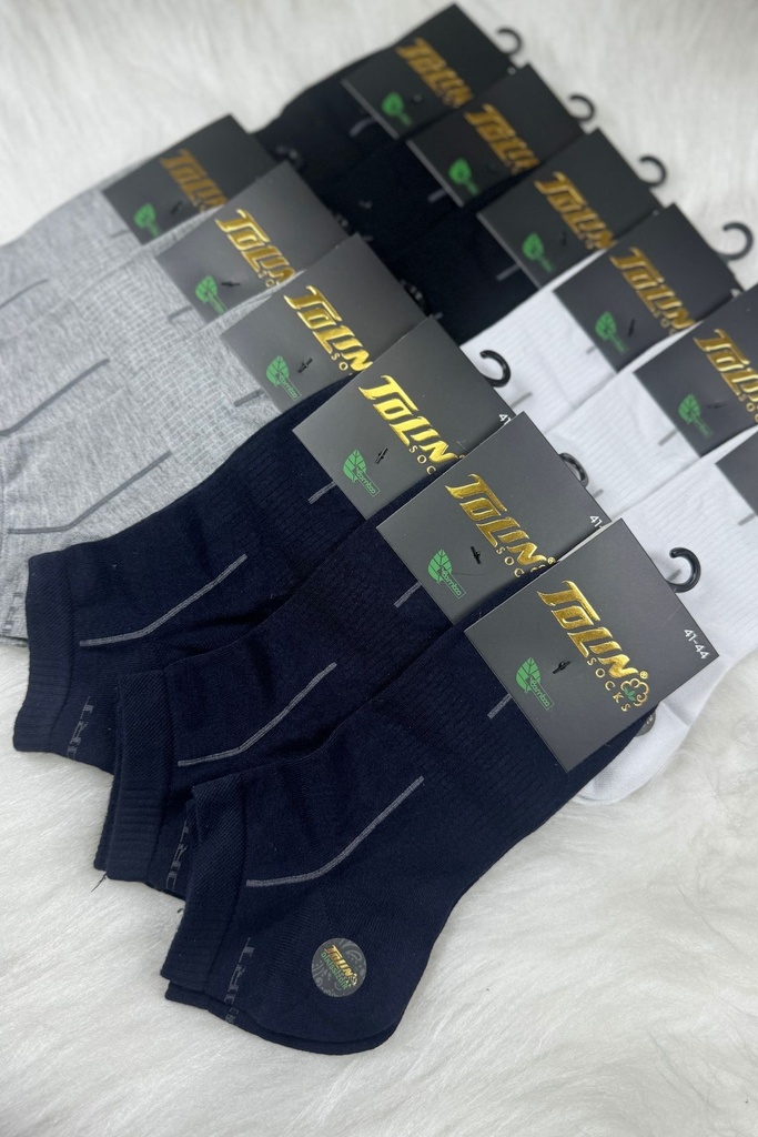 Men's Bamboo Ankle Socks, 12 pack