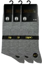 Men's Seemless Bamboo Calf-Length Socks, 3-Pack