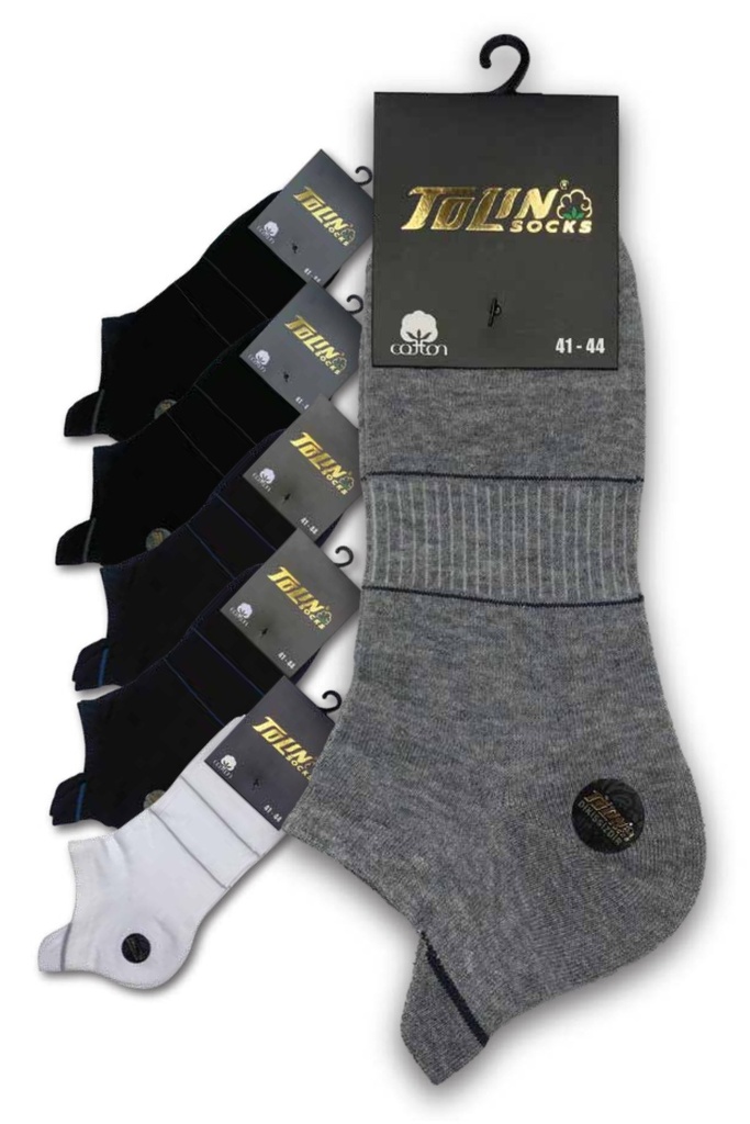 Men's Cotton Ankle Socks, 12 pack