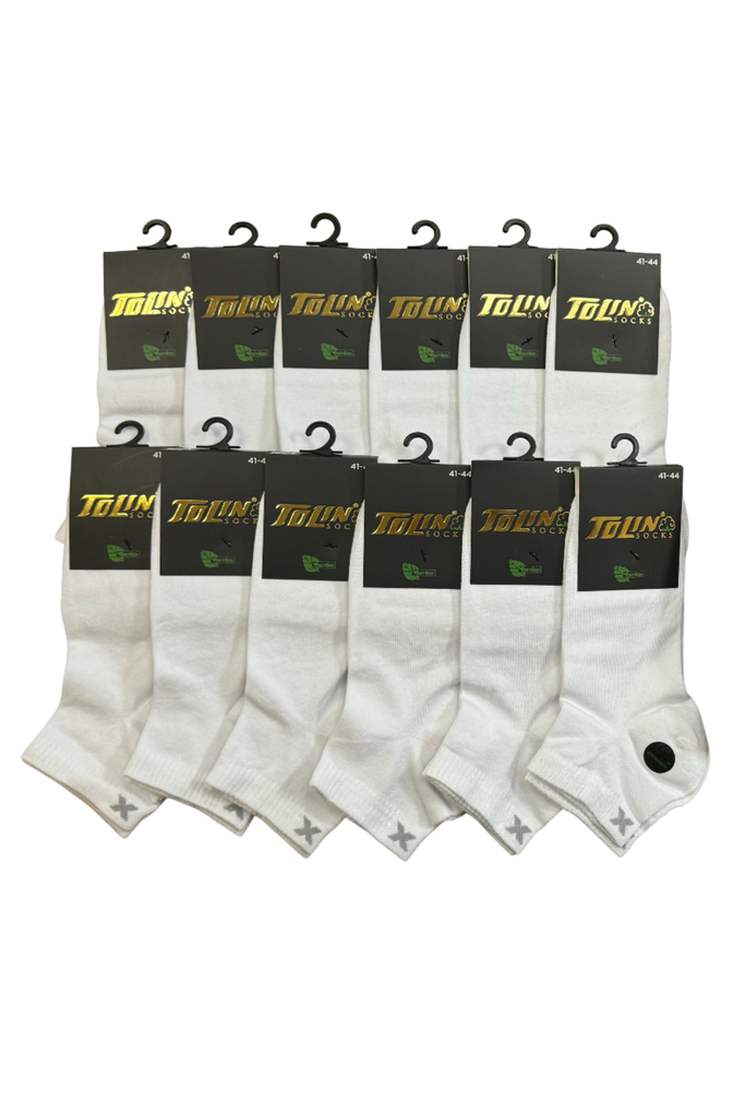 Men's Bamboo Ankle Socks, 12 pack