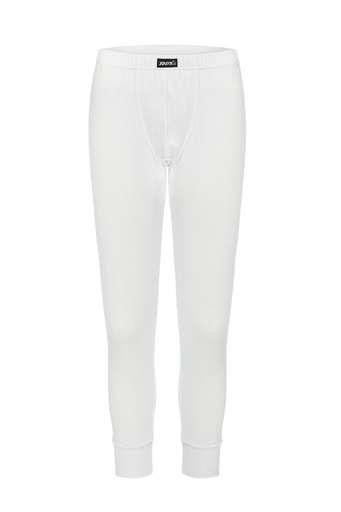 [TOLIN7190 BEYAZ S] Men's Thermal Full Length Leggings  (WHITE, S)