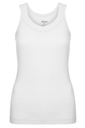 Women's Ribbed Sleeveless Tank Top, 100% Cotton