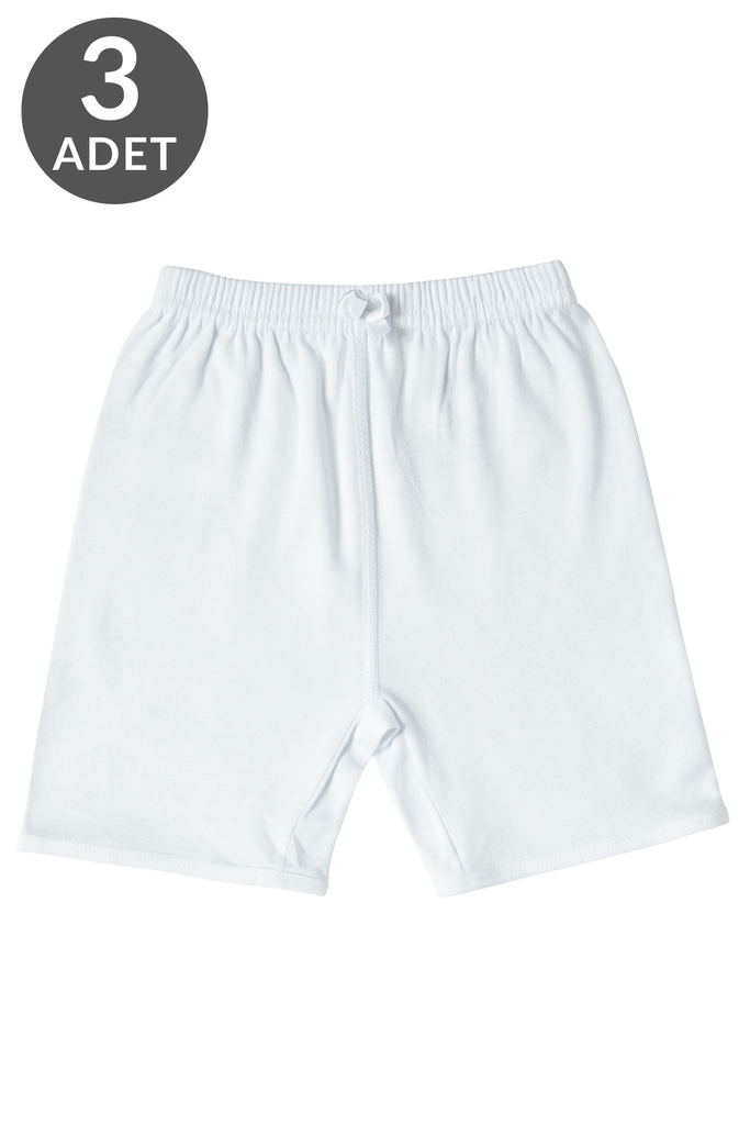 Girl's Biker Shorts, 100% Cotton 3-pack