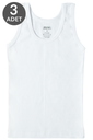 Boy's Ribbed Sleeveless Tank Top, 100% Cotton 3-pack