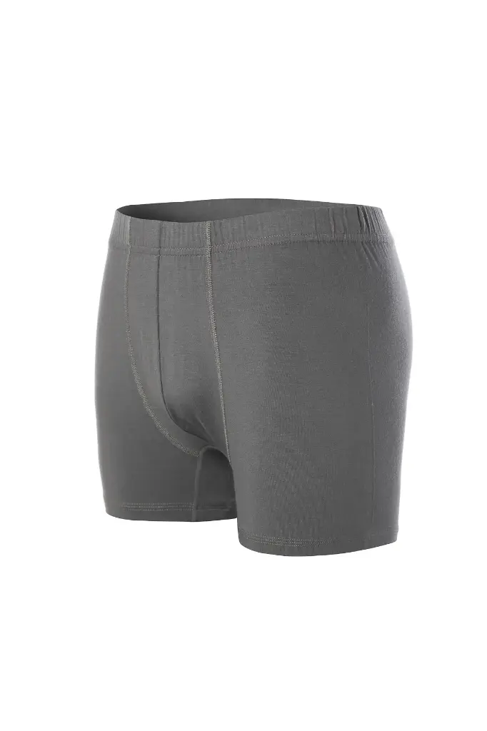 Erkek Bambu Likralı Esnek Boxer Seti 417