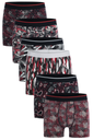 Men's Boxer Briefs, Cotton-Elastane Blend 6-pack