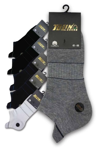 [TOLIN10376.12] Men's Cotton Ankle Socks, 12 pack
