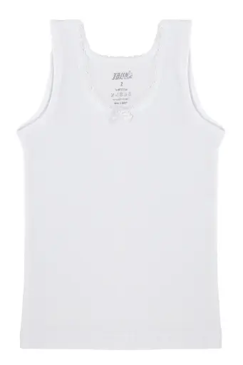 [TOLIN1411.03] Girl's Sleeveless Tank Top, 100% Cotton 3-pack