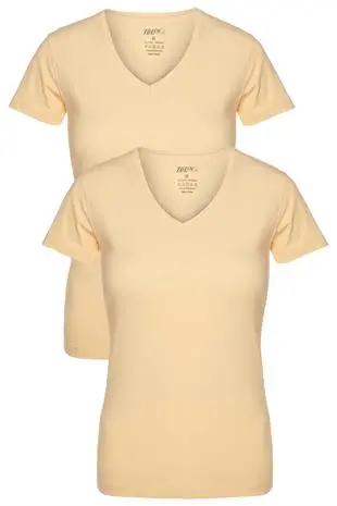 [TOLIN3227] Kadın Kısa Kollu Süprem Likralı V Yaka Fanila 3227