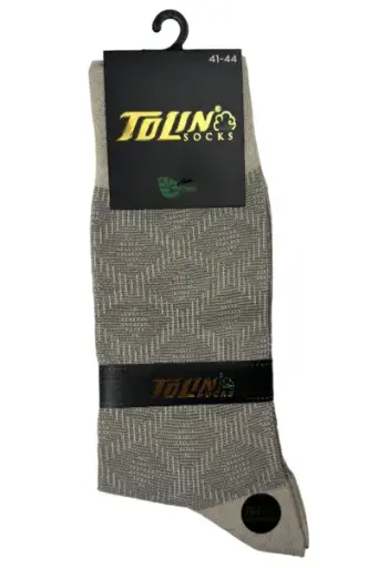 [TOLIN14124] جرابات رجالي ساق طويل بامبو - 14124